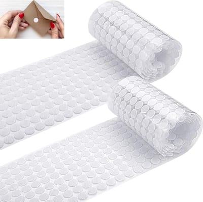 1008 Stuks Hechtdots van 10 mm, Sterke Plakdots zonder Resten, Waterdicht voor DIY Creaties, Posters en Decoratie