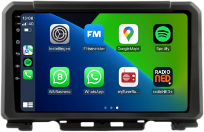 Carplay autoradio voor Suzuki Jimmny | 2019 t/m 2024 | Android 13 | Draadloos Apple Carplay & Android Auto | 2GB + 32GB | 8-Core processor | Davilon | 2025 model | 2019 2020 2021 2022 2023 2024 | Bluetooth & Wifi