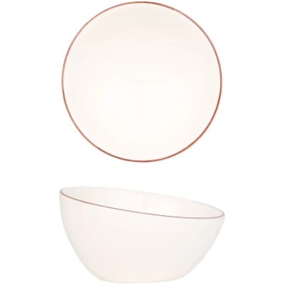 Bonna Kommetje - Retro - Porselein - 8 cm (60cc) - set van 6