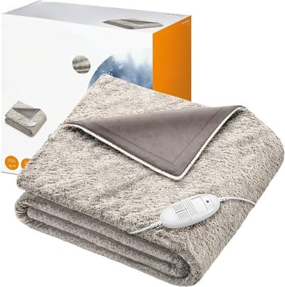 MMP® Warmtedeken Stoel - Stoelverwarmer - Elektrisch Deken - 180x2x130cm - BeigeBruin