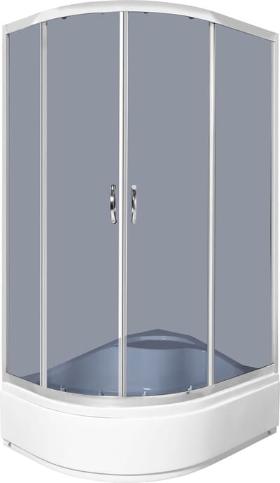 Sanifun douchecabine Kevano 1000 x 800 grafiet