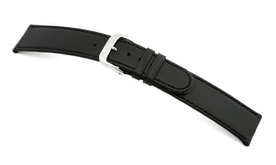 Lederband Louisville 14mm zwart glad