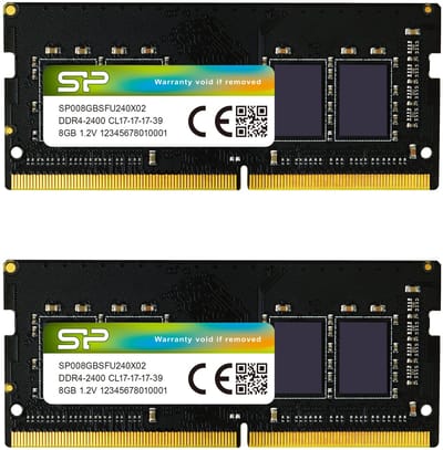 Silicon Power - Laptopgeheugen - DDR4 - 16GB (2x8GB) - 2400MHz - CL17 - SODIMM - SP016GBSFU240B22