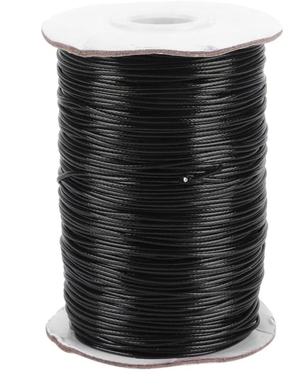 Dailygoods- Polyester Koord 1mm - Gewaxt Draad 160m - Waterdicht Touw - Sieraden Maken - Crafting Kralen - Hoogwaardige Kwaliteit - Wasdraad