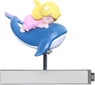 Dashboard Decoratie Surf Jongen - Auto Bobblehead Swingend - Auto Interieur Opvrolijken - Dynamische Schommelbeweging - 8x11 cm - Blauw
