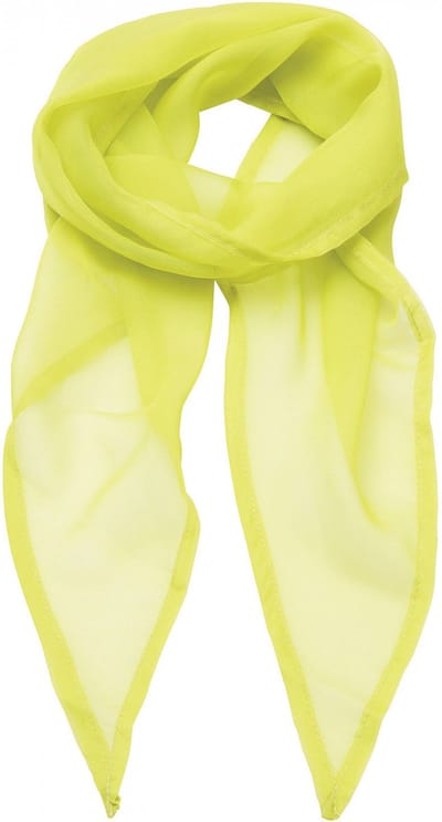 Premier Ladies Chiffon Scarf PR740 - Lime - One size