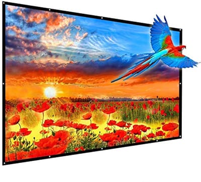 120 inch Draagbaar Projectorscherm voor Buiten en Binnen - 16:9 HD Filmscherm
