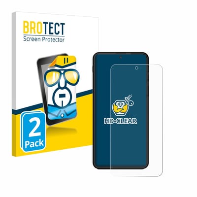 BROTECT - Screenprotector voor Shiftphones Shiftphone 8.1 - Folie Beschermfolie transparant 2 Stuks