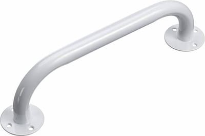 Wandbeugel Izzie 40 cm - Handgreep / wandbeugel douche en toilet staal wit - Best Getest