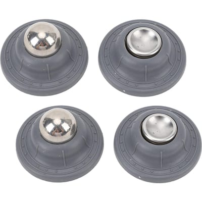 Paire de loquets de porte magnétiques pour camping-car Réduction du bruit Loquet de porte de soute robuste pour camping-car caravane de voyage camping-car Grey gris