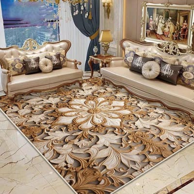 Grote Woonkamerkleden in Europese Stijl Luxe Decor Thuis Slaapkamer Pluizig Pluche Tapijt Eetkamer Wasbaar Antislip Zachte Mat Vloer 180*250cm