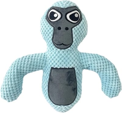 Klikkopers® - Gaming Knuffel - Gorilla Knuffel - Blauw - VR Game Knuffel - 25 cm