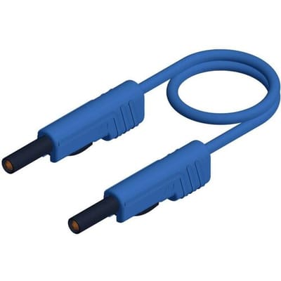 Hirschmann Test & Measurement MLB 25/1 V bl Meetsnoer Banaanstekker 4 mm Banaanstekker 4 mm 25.00 cm Blauw 1 stuk(s)