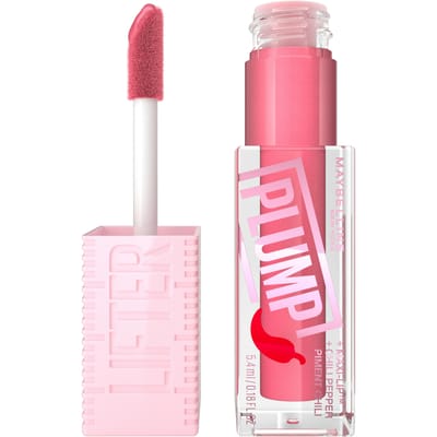 Maybelline - Lifter Plump - Lip Plumping lipgloss - langdurig vollere lippen - verwarmende sensatie met 5% Maxi-Lip™ en chilipeper - Blush Blaze - 5,4 ml