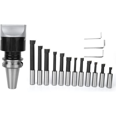 CNC Verstekboor Set Hoge Hardheid 40CR Freesgereedschap Kit F118 75mm KopdiameterBT40F11812PCS