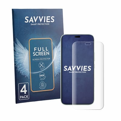 Savvies - Screenprotector voor Honor 600e - Folie Beschermfolie transparant volledig dekking 4 Stuks
