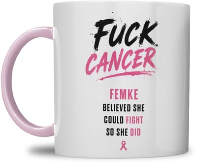MOK | FUCK CANCER | ROZE BLOEM DESIGN | GEPERSONALISEERD | ROZE