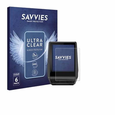 Savvies - Screenprotector voor Bosch Nyon 2020 - Folie Beschermfolie transparant 6 Stuks