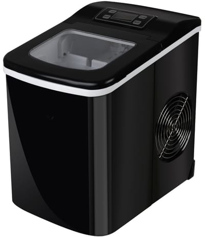 Ilso ijsblokjes machine - 2L - 12KG/24U - ijsblokjesmaker met ijsschep - zelfreinigingsfunctie - zwart