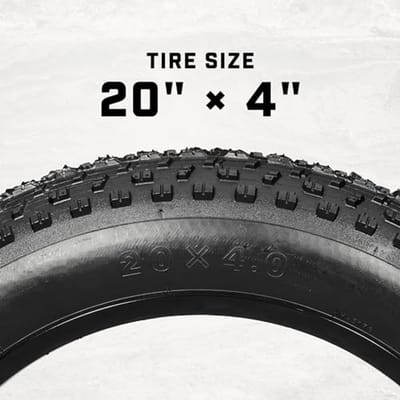 Fat Tire Fietsband 20 inch - Mountainbike Accessoire voor Optimale Grip