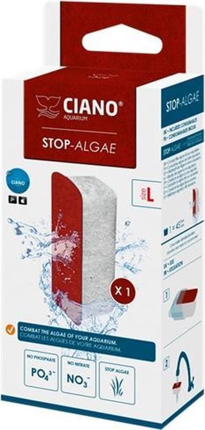 Vervangende LARGE pads voor Aquarium Filter Ciano CFBIO150 en CFBIO250 - Type: Stop-Algue
