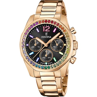 Festina Boyfriend Rainbow Chrono F20639/3 vrouwen horloge