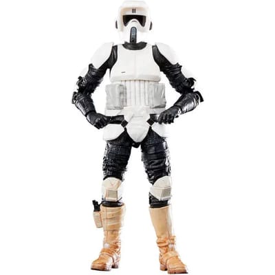 Hasbro Star Wars Actiefiguur Biker Scout 15 cm Episode VI 40th Anniversary Black Series Multicolours