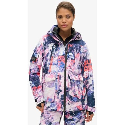 Superdry Ultimate Rescue Ski-jas Paars Grootte: 38