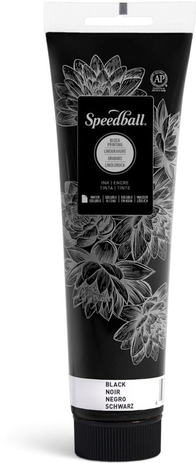 Water-soluble bloc printing ink black - Speedball