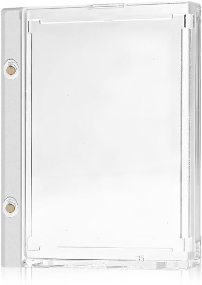 Dailygoods- Magnetische Kaarthouder - Verticale Kaarthouder - Acryl - Bescherming voor Waardevolle Kaarten - Geschikt voor Verzamelaars - Hoogwaardig Materiaal