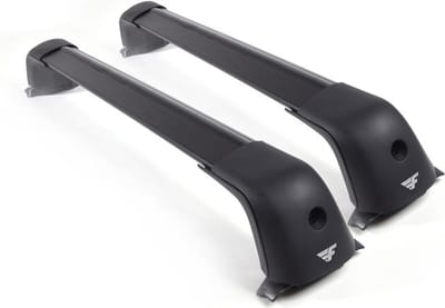 Dakdragers geschikt voor Volvo XC40 vanaf 2018 gesloten dakrailing - Aluminium - Hoog laadvermogen 100kg - Wingbar Zwart- Merk Farad
