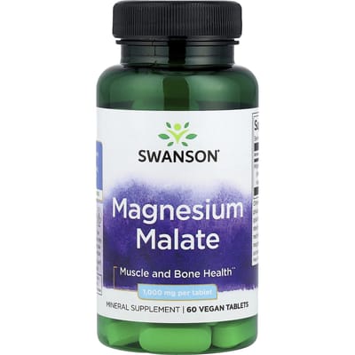 Magnesiummalaat, 1.000 mg, Vegan Tabletten 60 Tabletten