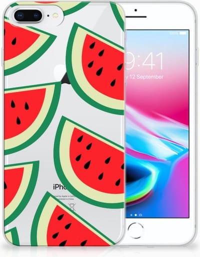 Apple iPhone 7 Plus | 8 Plus Siliconen Case Watermelons