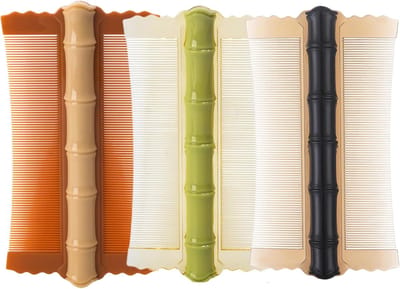 Rooskam 3 stuks - Luizenkam Vlooienkam - Haar Styling - Dubbelzijdig Fijne Tanden - 12.5 x 7 cm - Multicolor