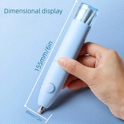 Nivard Elektrische Gum - Doezelaar - Electrische - Electric Eraser - Donkerblauw