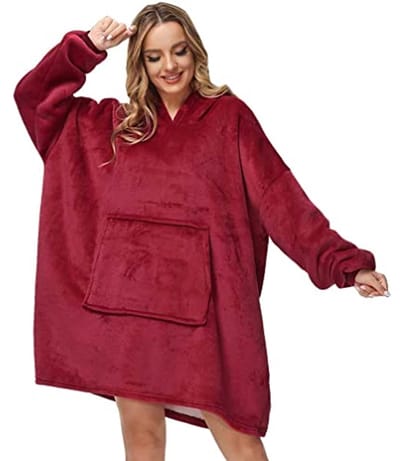 Oversized Hoodie Deken voor Volwassenen en Kinderen - Super Zacht en Warm