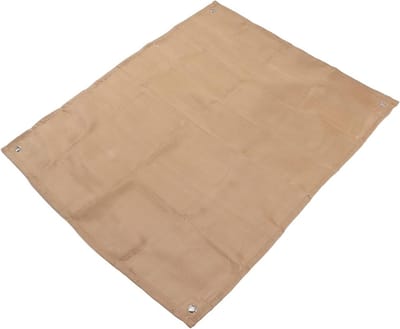 Vlamvertragende Doek - Vuurvaste Vezeldeken - Buiten Activiteiten - Effectieve Vlamwering - 100x80cm - Eff een