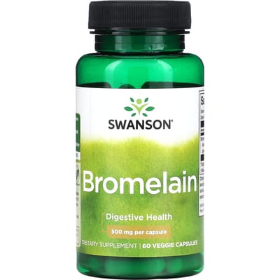 Bromelaïne, 500 mg, 60 plantaardige capsules