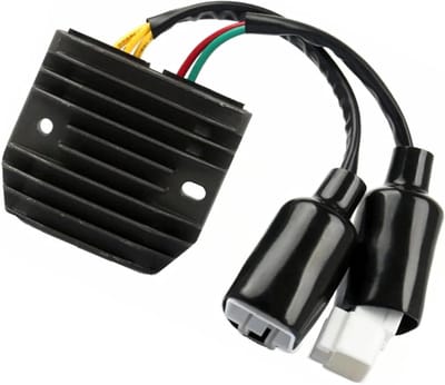 Spanningsregelaar Gelijkrichter - Motorregelaar - Motor Onderhoud - Goede Warmteafvoer - 9x8x2.53 cm - Zwart
