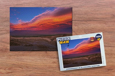 Puzzel Zonsopkomst in de Atacama woestijn - Legpuzzel - Puzzel 500 stukjes