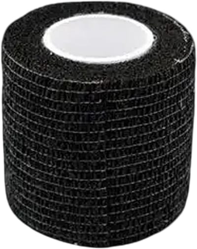 Adhesive Grip Bandage Black – Self-Adhesive Wrap for Tattoo & PMU Machines