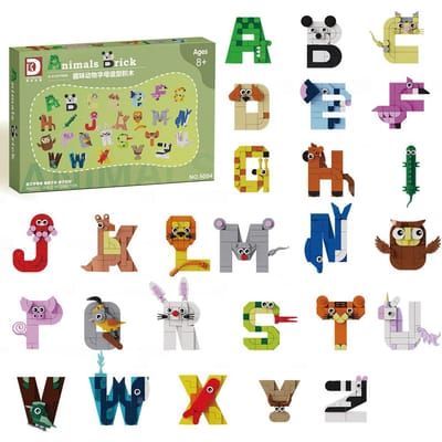 Hoge Kwaliteit Dier Hoge Kwaliteit Alfabet Hoge Kwaliteit Onderwijs Hoge Kwaliteit Puzzel Hoge Kwaliteit Kleine Bouwstukken Hoge Kwaliteit Bouwen