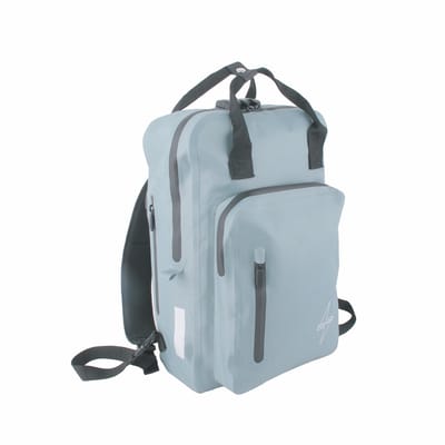 Voltano City Enkele Fietstas Rugzak E-bike 25 Liter - Ice Blauw - Inclusief Extra Beugels Voor E-bike - Met Codeslot - Fiets Rugtas Met Laptopvak - Waterdicht