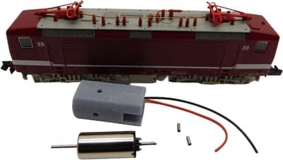 micromotor NA031 motor ombouwset voor Arnold BR 143, 243 (DB, DR, SOB)