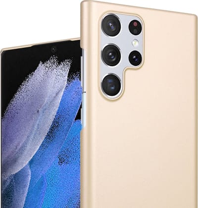 ShieldCase slim case voor de geschikt voor Samsung Galaxy S22 - goud - Lichtgewicht Beschermcase - Dunne en Flexibele Cover - Duurzame Slim Fit Cover - Val- en Krasbestendige Case - Slanke Beschermhoes