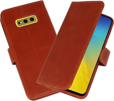 Rico Vitello Bruin Echt Leder Hoesje voor Samsung Galaxy S10e