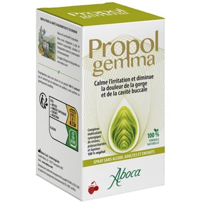 Aboca Propolgemma Spray zonder alcohol volwassenen en kinderen 30ml