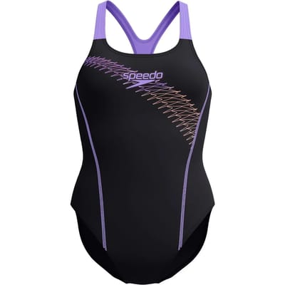 Dames zwempak uit 1 stuk Speedo Eco Medley Logo Medialist 1P