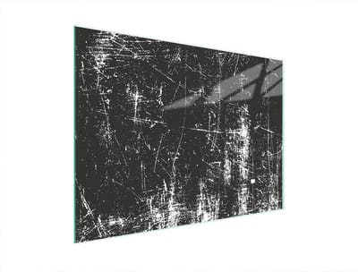 TMK ArtDeko Serie - Snijplank Glas - 40x30 cm - Grijs - Antislip