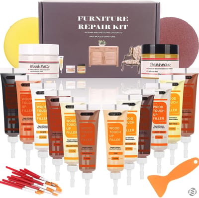 Equivera Laminaat Reparatieset - Laminaat Repareren - Meubel Reparatie - Meubel Reparatieset - Laminaatwax - Laminaat Was - Laminaat Wax - Laminaat Wax Reparatie
